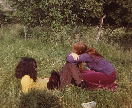 Avec Zignasse et Dominique C., mes deux grands amours en 1969, juste avant de partir en Inde.
